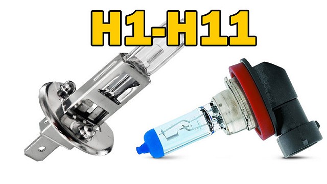 H1/H11 fényszóró izzó