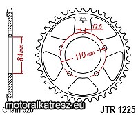 JT 111-450-41 hátsó lánckerék