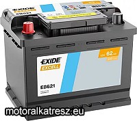 Exide EB621 Excell 62Ah akkumulátor