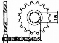JT 106-315-15 első lánckerék