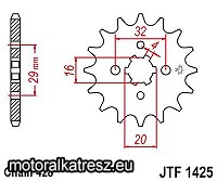 JT 103-326-14 első lánckerék