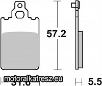 SBS (Scandinavian Brakes) 607HF / 109HF fékbetét
