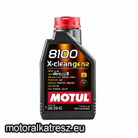 Motul 8100 X-Clean GEN2 5W40 FULL SZINTETIKUS autó olaj 1l