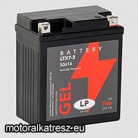 Landport GTX7-3 / LTX7-3 gél-zselés akkumulátor (YTX7L, YTZ8V helyett is, start-stophoz nem ajánlott!)