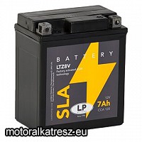 Landport LTZ8V akkumulátor (YTZ8V, YTX7L-BS helyett is, Start-Stop rendszerhez is, gyárilag zárt, forgatható)