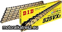 DID 525VX3 GOLD 110 szemű lánc