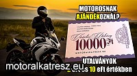 Motoralkatresz.eu Motoralkatresz.eu vásárlási utalvány 10.000Ft