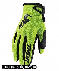 Thor SECTOR UV zöld cross/enduro/nyári kesztyű L