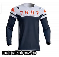 Thor Prime Rival szürke-fehér-narancs mez L