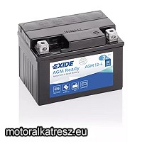 Exide AGM 12-4 akkumulátor (360°-ban forgatható, YTX4L-BS, YB4L-B, YTZ5S helyett)