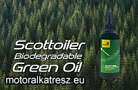 Scottoiler Láncolajzó úti utántöltő BIO 125ml 0-40°C Biodegradable Green (1 db)
