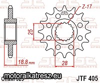JT 105-518-19 / JTF405.19 első lánckerék
