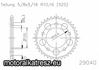 JT 115-559-47 hátsó lánckerék
