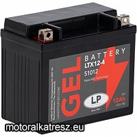 Landport GTX12-4 / LTX12-4 gél-zselés akkumulátor (YTX12-BS helyett is)