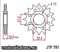 JT 105-575-14 első lánckerék