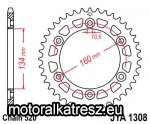 JT 110-461-43 hátsó lánckerék