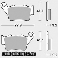 SBS (Scandinavian Brakes) 675RSI fékbetét