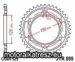 JT 115-564-42 hátsó lánckerék