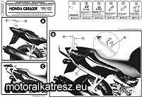 Kappa Hátsó doboztartó konzol K2520