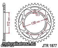 JT 112-552-45 hátsó lánckerék