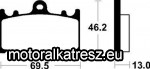 SBS (Scandinavian Brakes) 789HF fékbetét