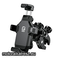 Biketec Kormányra szerelhető mobiltelefontartó anti-vibrációs tartóval (M25-8 / extra rezgéscsillapítás)