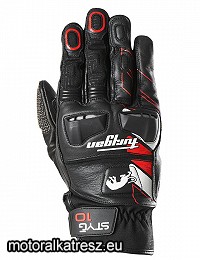 Furygan STYG 10 kesztyű fekete-fehér-piros 3XL