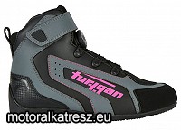 Furygan V4 EASY LADY D3O női motoros cipő fekete-szürke-pink 37