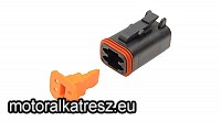 OHC DEUTSCH DT Fekete Belső 4 sarus csatlkakozó 