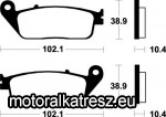 SBS (Scandinavian Brakes) 654HF fékbetét