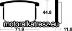 SBS (Scandinavian Brakes) 534HF fékbetét