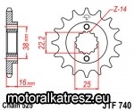 JT 105-551-14 első lánckerék