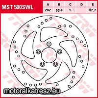 TRW Lucas MST500SWL féktárcsa