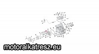 OHC Váltóház jobb oldali csapágy szett 961354