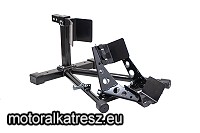 Biketec Motorszállítóhoz, utánfutóhoz első kerék rögzítő ív fekete keskeny