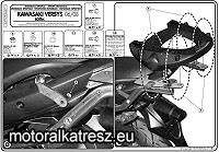 Kappa Hátsó doboztartó konzol KZ447