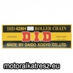 DID 428HD patentszem lánchoz