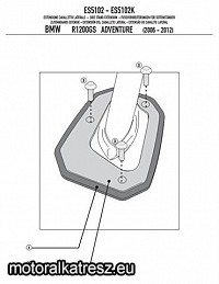 Kappa Kitámasztó szélesítő ES5102K
