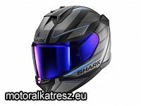 Shark D-SKWAL 3 SIZLER matt fekete-sötétszürke-kék bukósisak XS