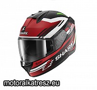 Shark D-SKWAL 3 FIRSTLAP matt fekete-piros-zöld bukósisak XS