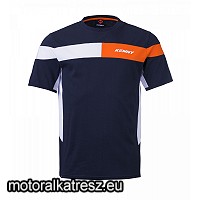 Kenny Racing  Racing póló sötétkék-narancs-fehér M