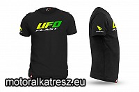 UFO fekete póló UV logóval M