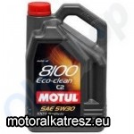 Motul 8100 ECO-Clean 0W30 FULL SZINTETIKUS autó olaj 5l