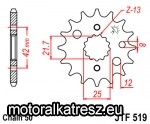 JT JTF519-15 első lánckerék