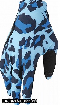 Thor SPORTMODE Cheetah fekete-kék cross/enduro/nyári kesztyű XS