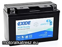 Exide AGM 12-7.1 akkumulátor (360°-ban forgatható, YT9B-BS helyett)