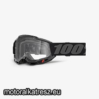 100% Accuri2 OTG fekete védőszemüveg átlátszó lencsével szemüvegeseknek