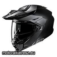 HJC i80 SEMI FLAT BLACK matt fekete felnyitható bukósisak XS