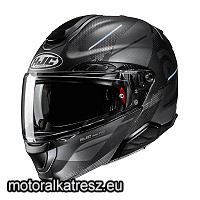 HJC RPHA91 BLAT MC5SF fekete-szürke-világoskék bukósisak XS