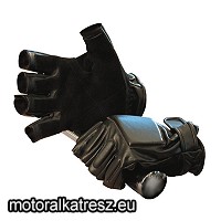 Ujj nélküli nyári bőrkesztyű fekete M/8 (1 db)